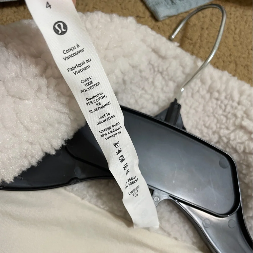 Lululemon cinchable fleece zip - Picture 7 of 9